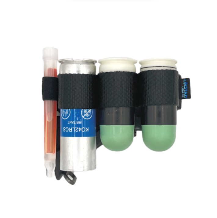 leotac nylon 37mm and 40mm Three Round Side Saddle for M4 Milspec/CAR15/MOE SL Stocks