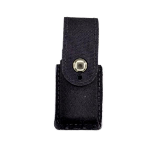 MK3 OC, Pepper Spray, Teargas Holder LEOTAC™ for police and security officers, nylon finish with nickel snap. Lightweight.
