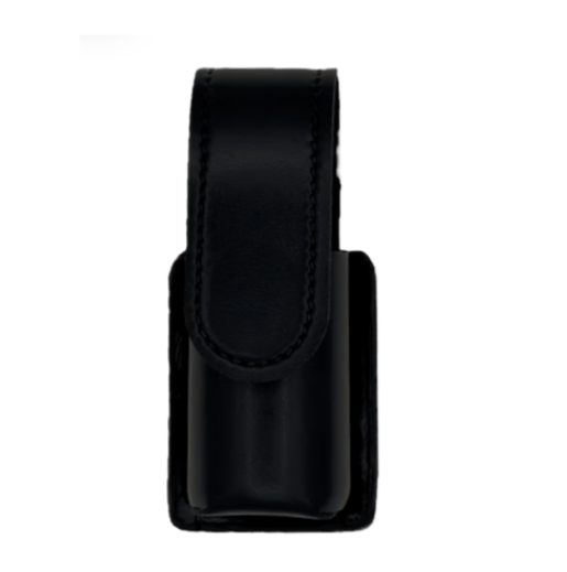MK3 OC, Pepper Spray, Teargas Holder LEOTAC™ for police and security officers, plain finish with hidden or velcro snap. Lightweight.