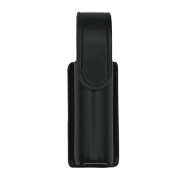 MK4 OC, Pepper Spray, Teargas Holder LEOTAC™ for police and security officers, Plain finish with hidden snap. Lightweight.