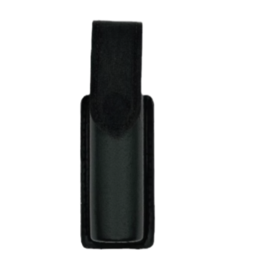 MK4 OC, Pepper Spray, Teargas Holder LEOTAC™ for police and security officers, tac finish with hidden snap. Lightweight.
