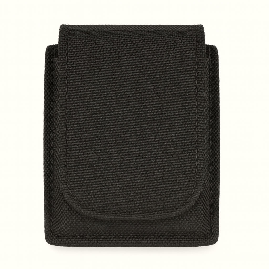 Narcan Pouch LEOTAC™ for police, security officers, and first responders, nylon finish with hidden snap. Lightweight.