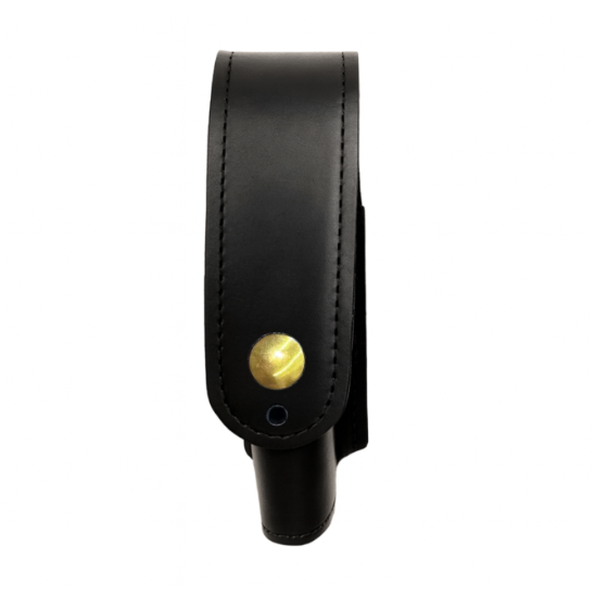 Pelican 7060 Flashlight Holder LEOTAC™ for police and security officers, plain finish brass snap. Lightweight.