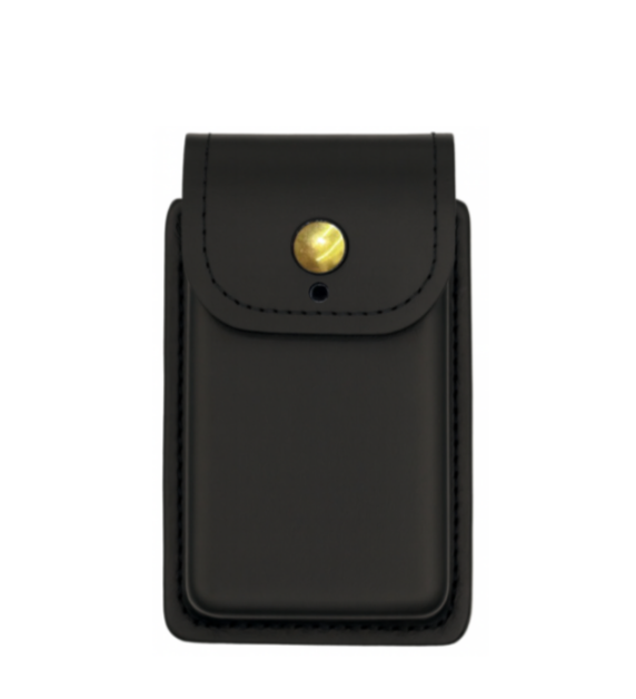 Utility Pouch, Regular Glove Pouch LEOTAC™ for police and security officers, plain finish with brass snap. Lightweight.